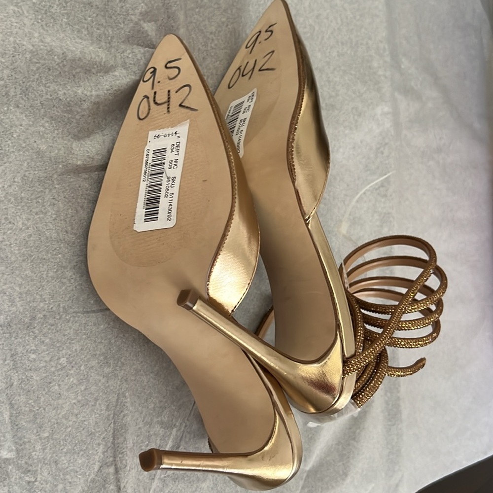 Steve Madden Emerson Metallic Rhinestone Dress Pumps - Picture 9 of 11